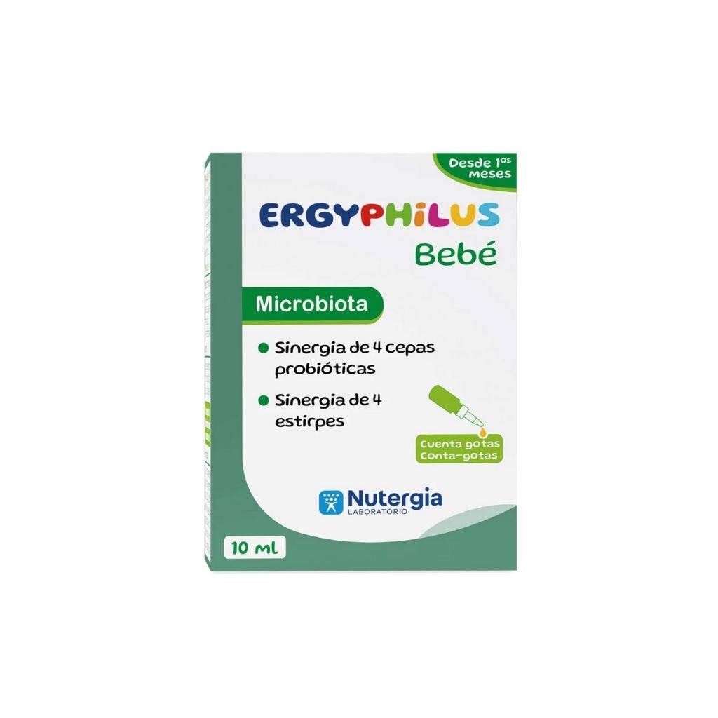 Nutergia Ergyphilus Bebé Solução Conta-Gotas Apoio Microbiota 10ml