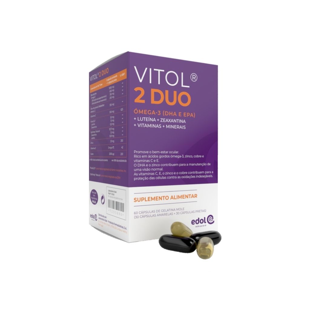 Vitol 2 Duo Visão Normal E Proteção Celular 60 Cápsulas