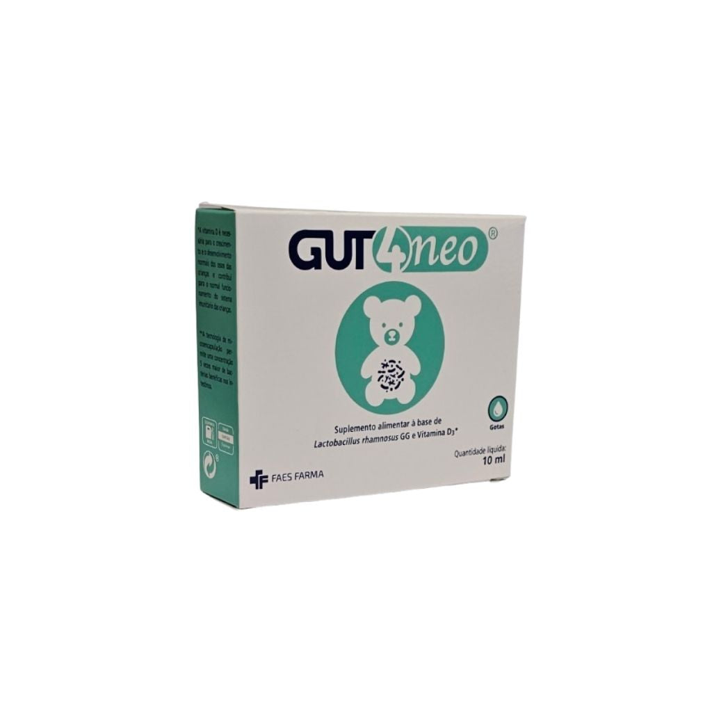 Gut4 Neo Solução Gotas Probiótico Reequilibra Flora Intestinal 10ml