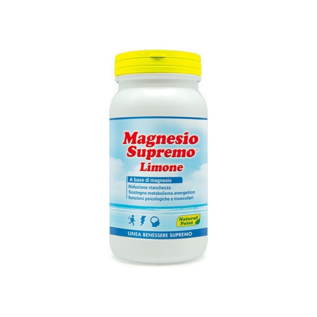 Magnésio Supremo Limão Pó Suplemento Mineral 150 g