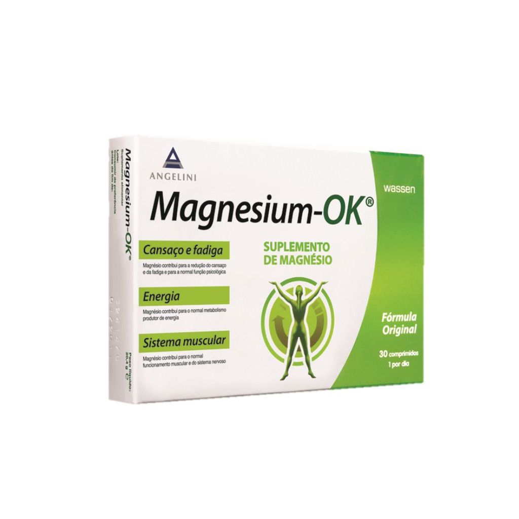Magnesium Ok Redução Cansaço E Fadiga 30 Comprimidos