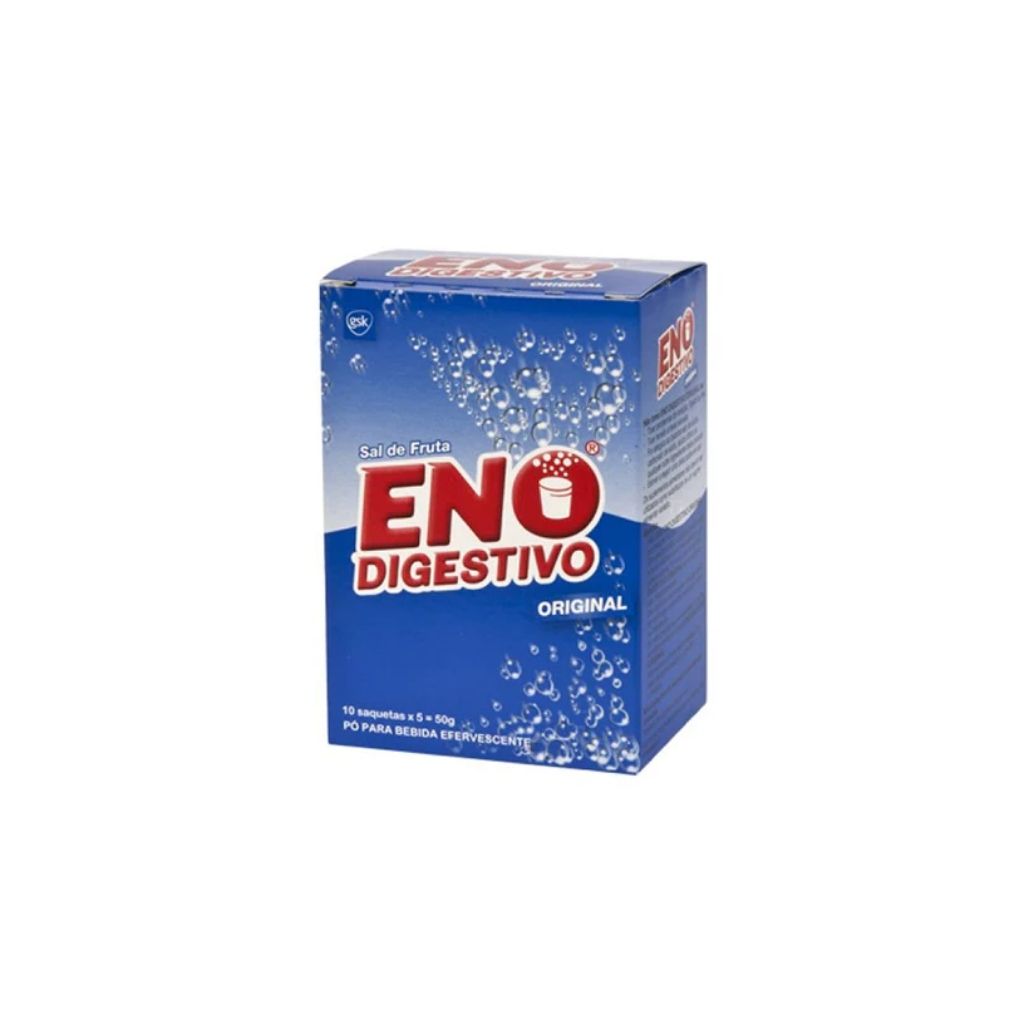 Eno Tradicional Pó Oral Efervescente Alívio Da Acidez E Indigestão 5 G X 10