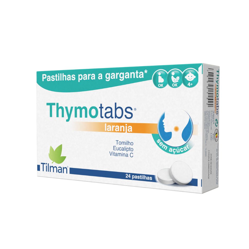 Tilman Thymotabs Alívio Da Garganta 24 Gomas