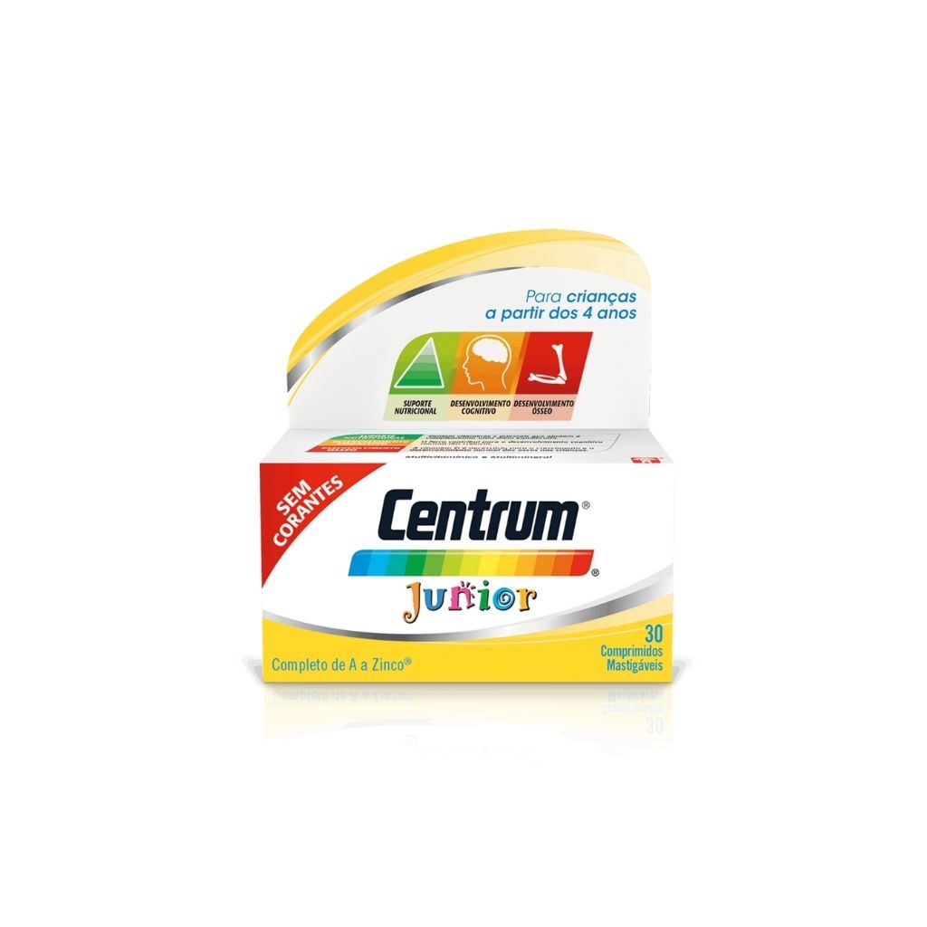 Centrum Junior Mastigáveis Multivitamínico 30 Comprimidos