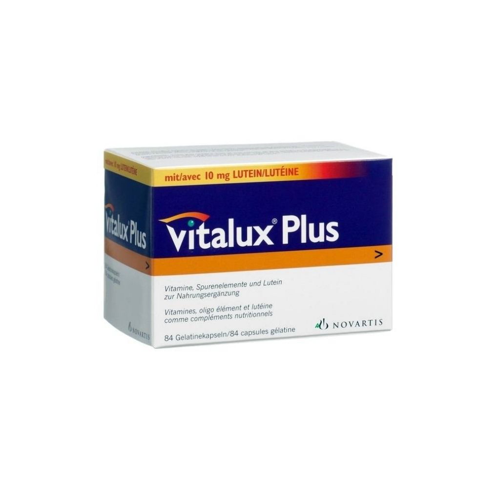 Vitalux Plus Luteína Visão Normal 10Mg X 84 Cápsulas