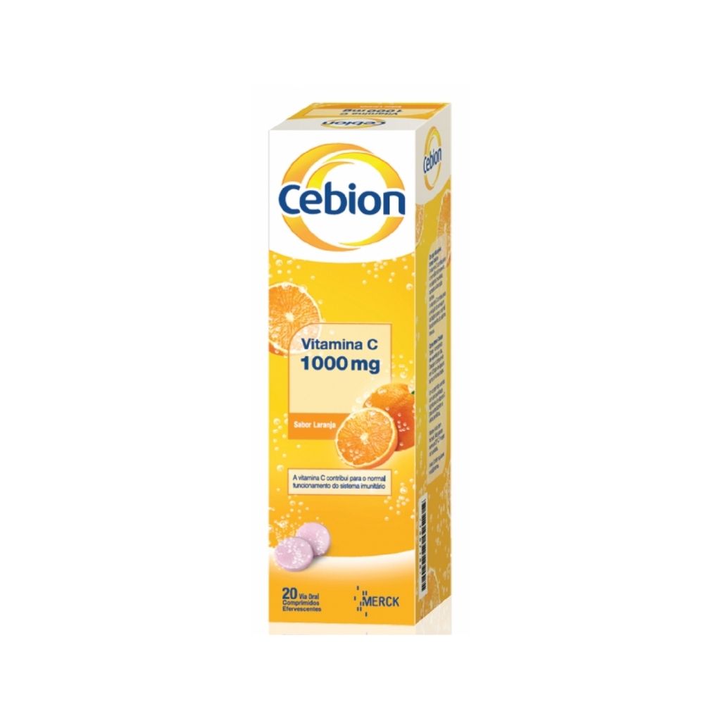 Cebion Efervescentes Vitamina C Imunidade 1 G X 20 Comprimidos
