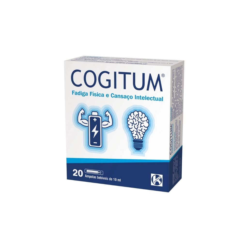 Cogitum Ampolas Bebíveis Fadiga Física E Intelectual 20 X 10ml