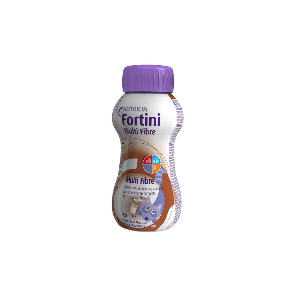 Fortini Multi Fibre Solução Oral Recuperação Nutricional Sabor Chocolate 200ml