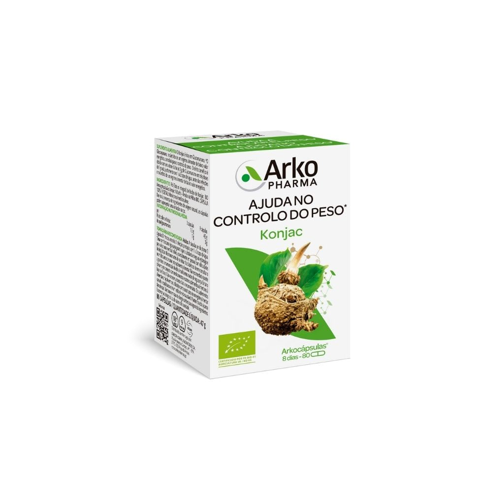Arkocápsulas Konjac Perda De Peso 80 Cápsulas