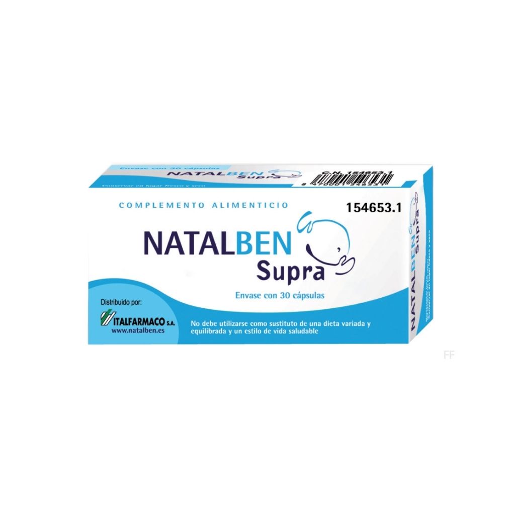 Natalben Supra Suplemento Alimentar Gravidez 30 Cápsulas