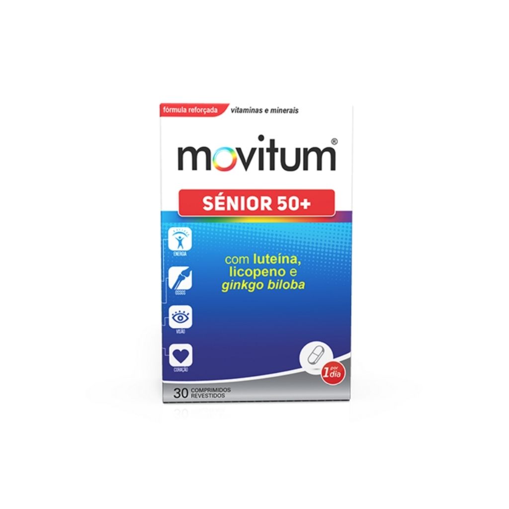 Movitum Senior 50+ Comprimidos Vitalidade E Energia X 30