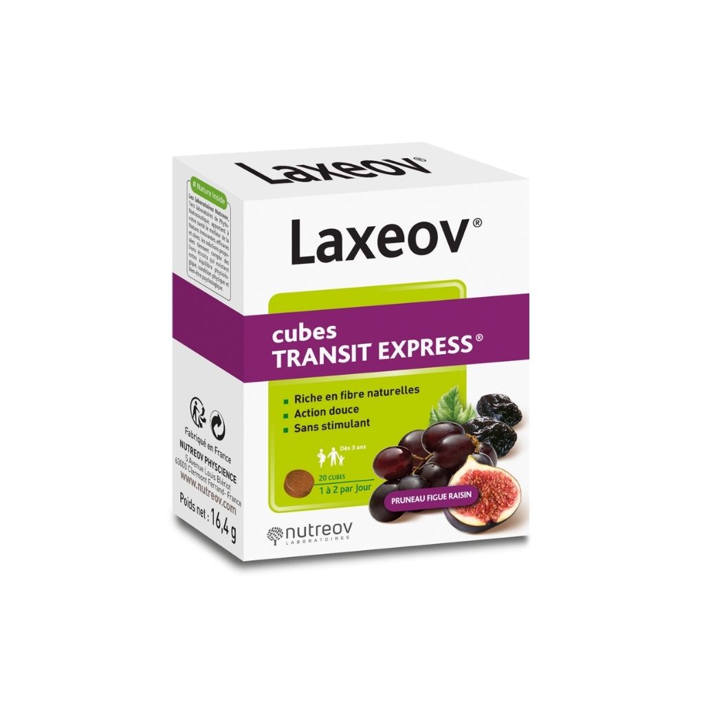 Laxeov Cubos Trânsito Intestinal 20 Unidades