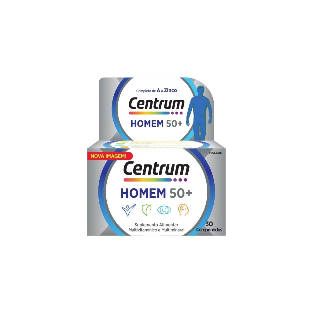 Centrum Homem 50+ Multivitamínico 30 Comprimidos