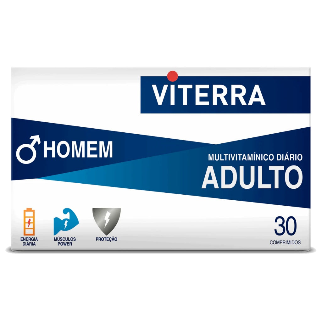 Viterra Homem Adulto Energia Diária 30 Comprimidos