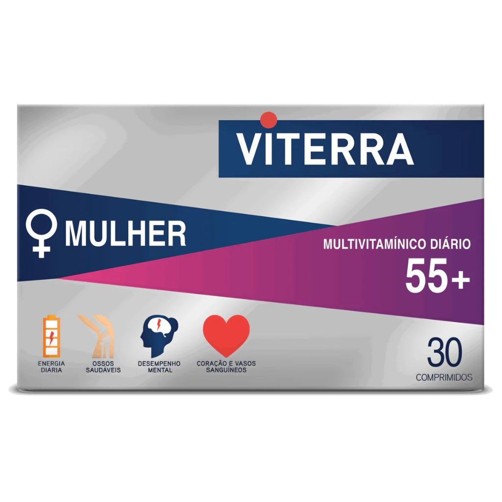 Viterra Platinum 55+ Vitalidade Pós-Menopausa 30 Comprimidos