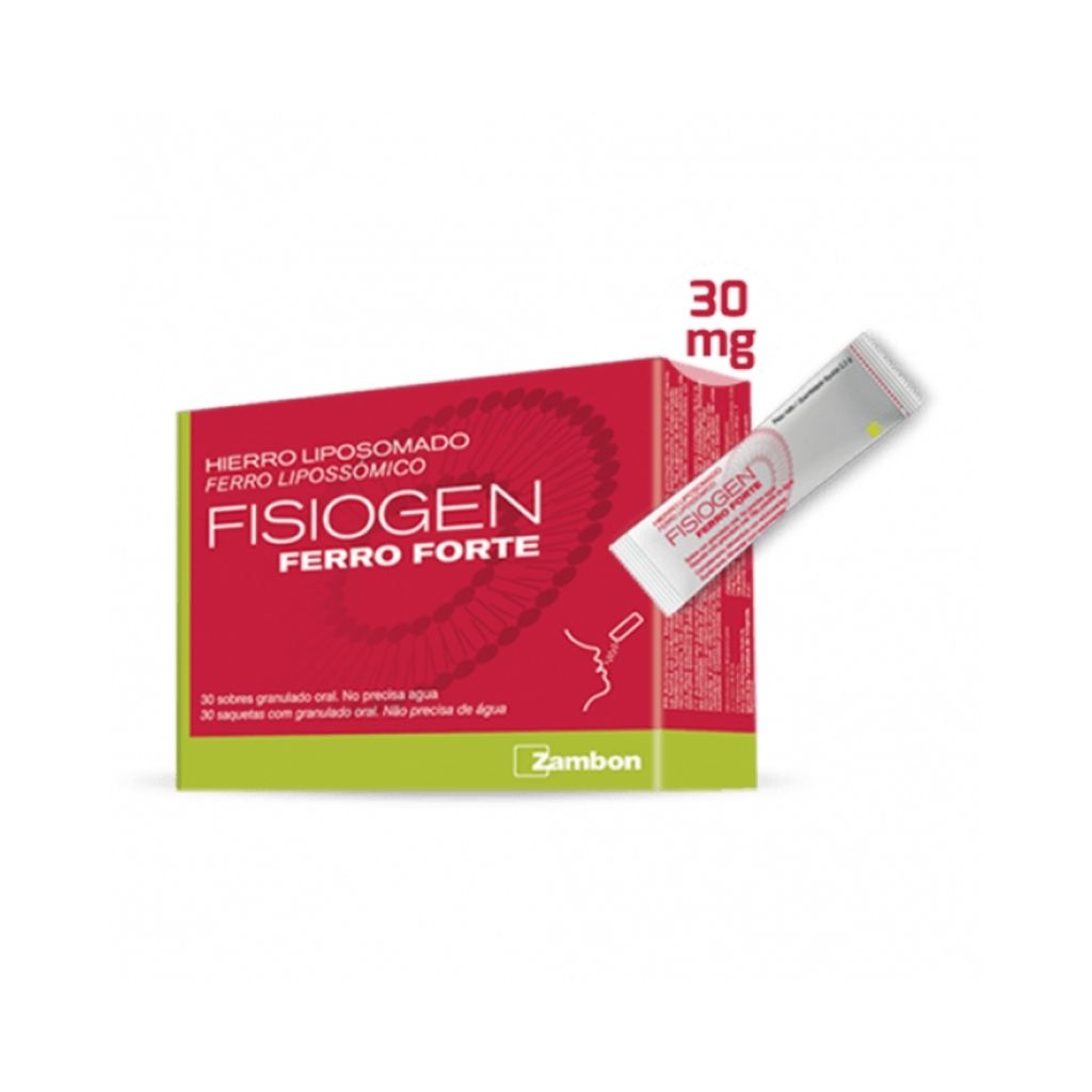 Fisiogen Ferro Forte Granulado Suplemento De Ferro 29