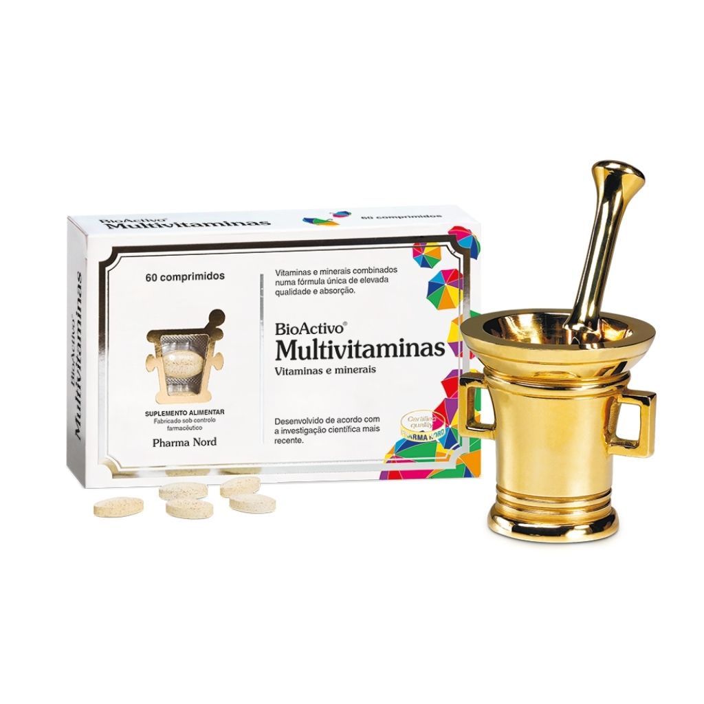 Bioactivo Multivitaminas Suplemento Alimentar 60 Comprimidos