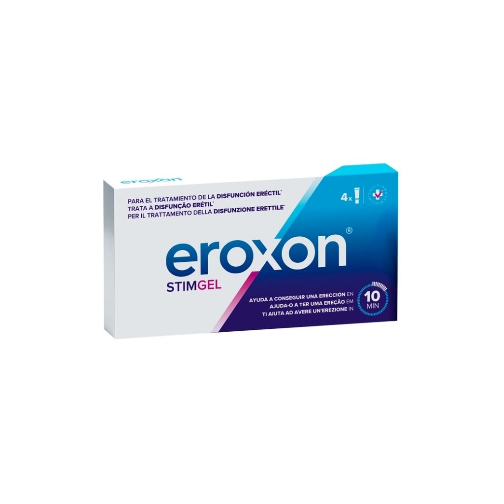 Eroxon Gel Unidose Tratamento Disfunção Erétil X4 Tubos