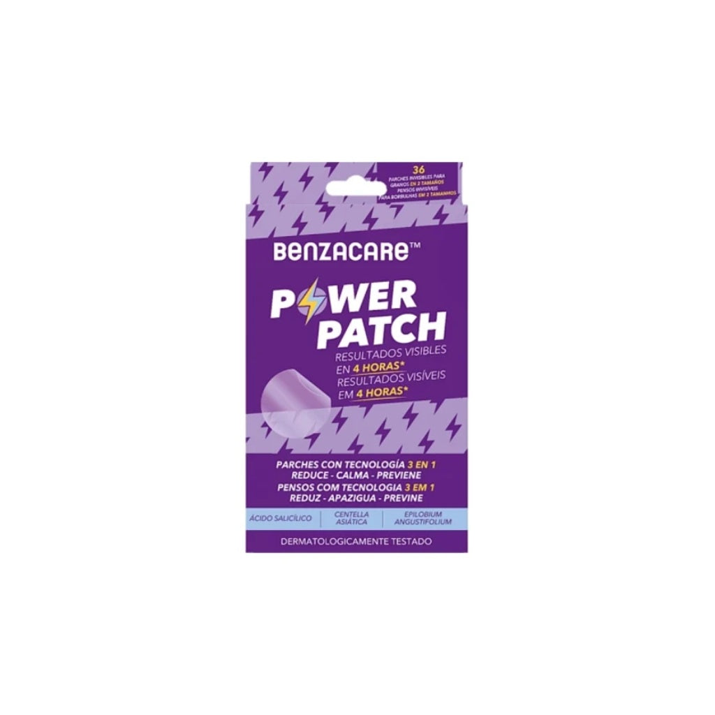 Benzacare Power Patch Pensos Redutor De Borbulhas 36 Pensos