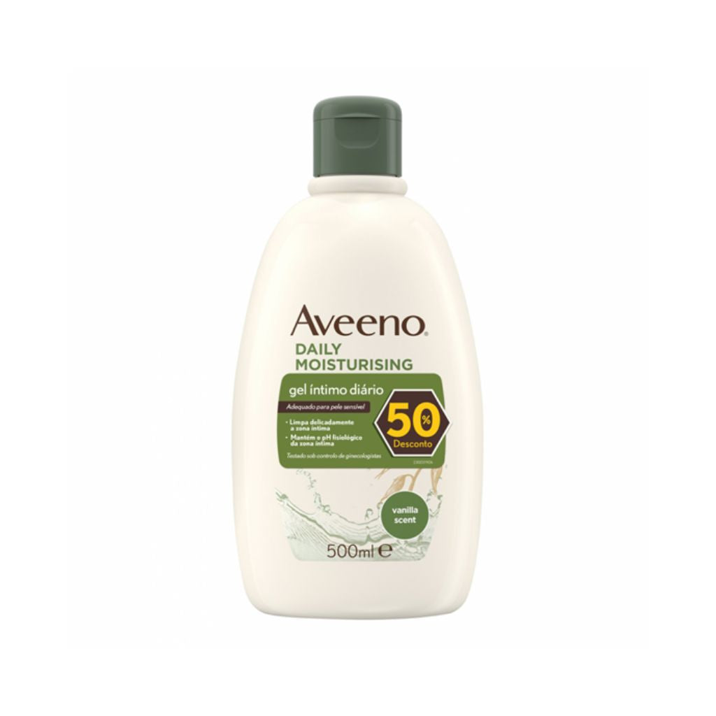 Aveeno Daily Moisturising Gel Íntimo Limpeza Suave 500ml