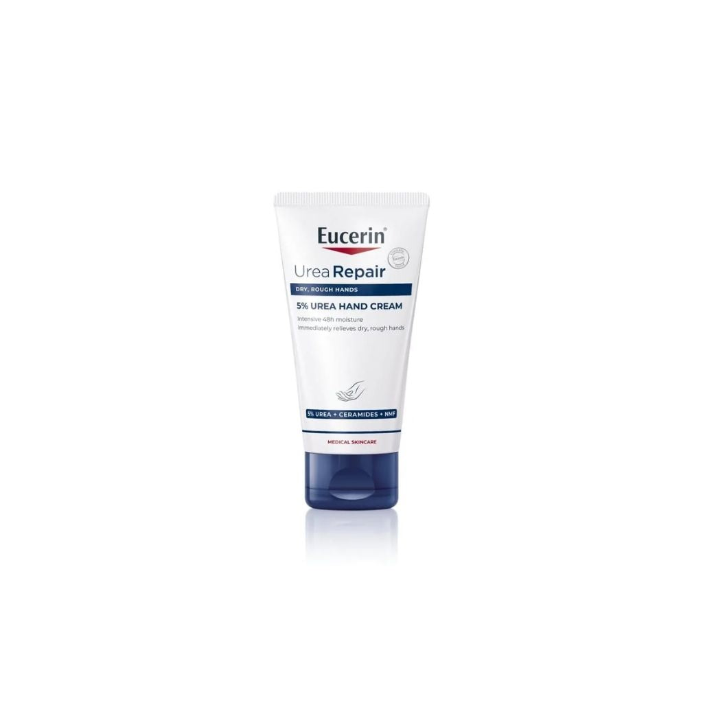Eucerin Urearepair Plus Creme De Mãos Para Mãos Secas 5% Ureia 75ml