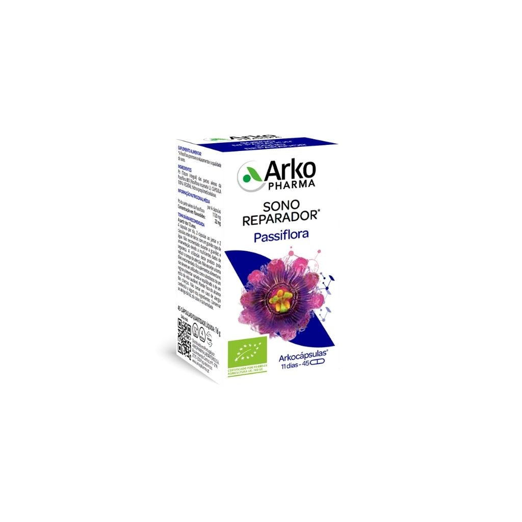 Arkocápsulas Passiflora Qualidade Do Sono 45 Cápsulas