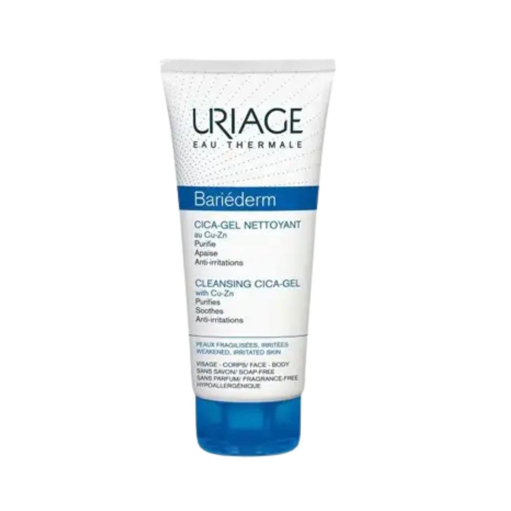 Uriage Bariéderm Cica Gel De Limpeza Calmante E Purificante Pele Irritada 200ml