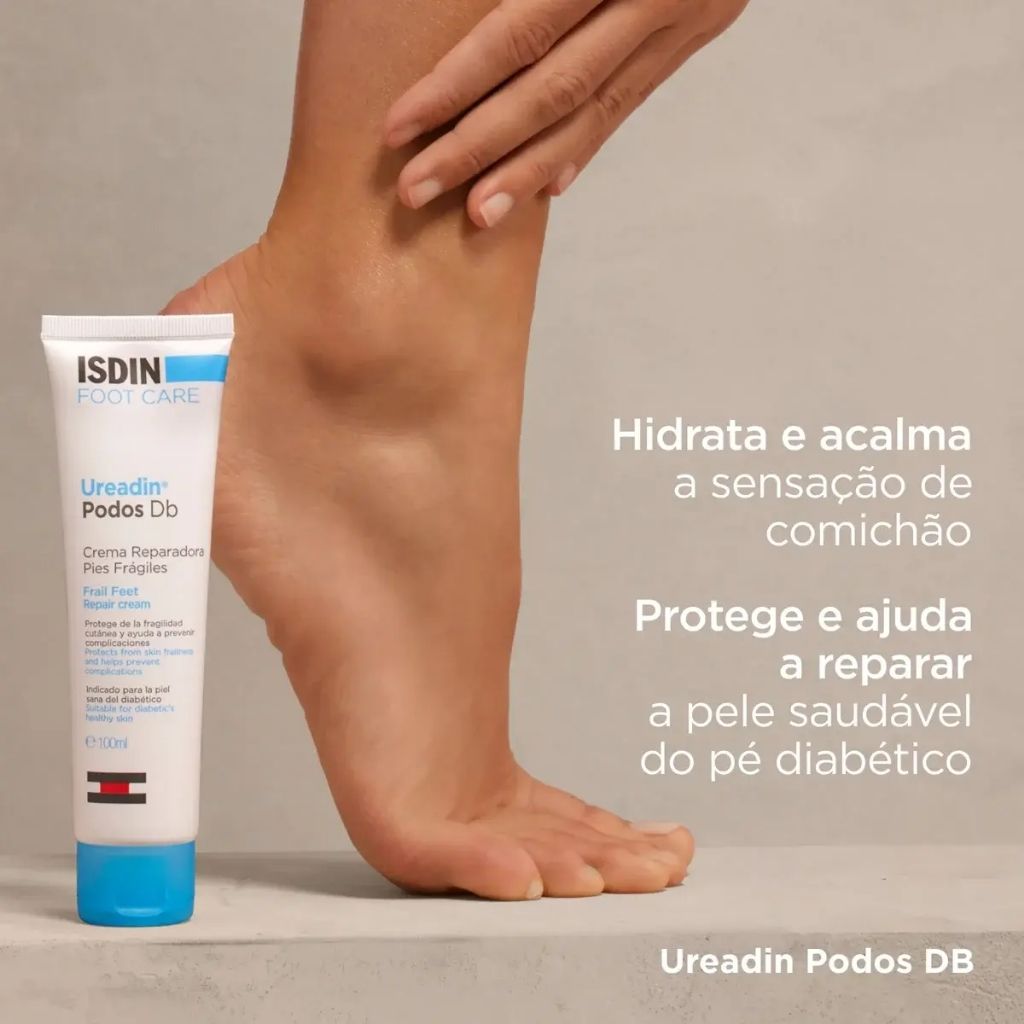 Isdin Ureadin Podos Db Creme Reparador Pé Diabético 100ml