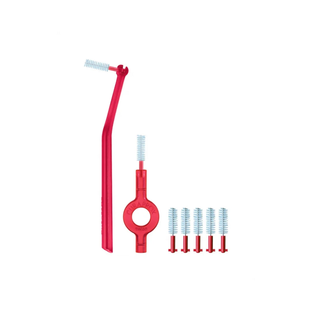 Curaprox Perio Plus Kit Escovilhão Interdental CPS 405 5 Unidades com Cabo UHS 451
