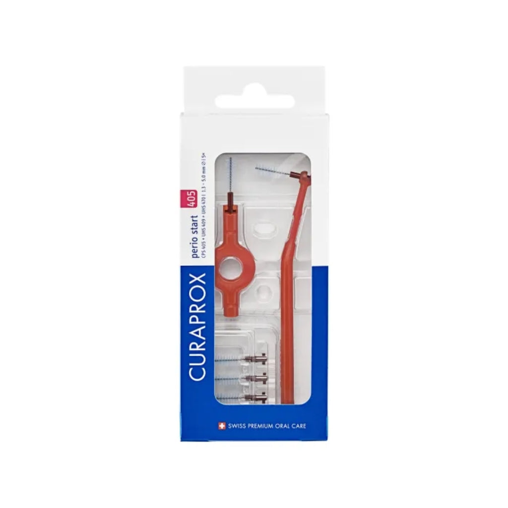 Curaprox Perio Plus Kit Escovilhão Interdental CPS 405 5 Unidades com Cabo UHS 451