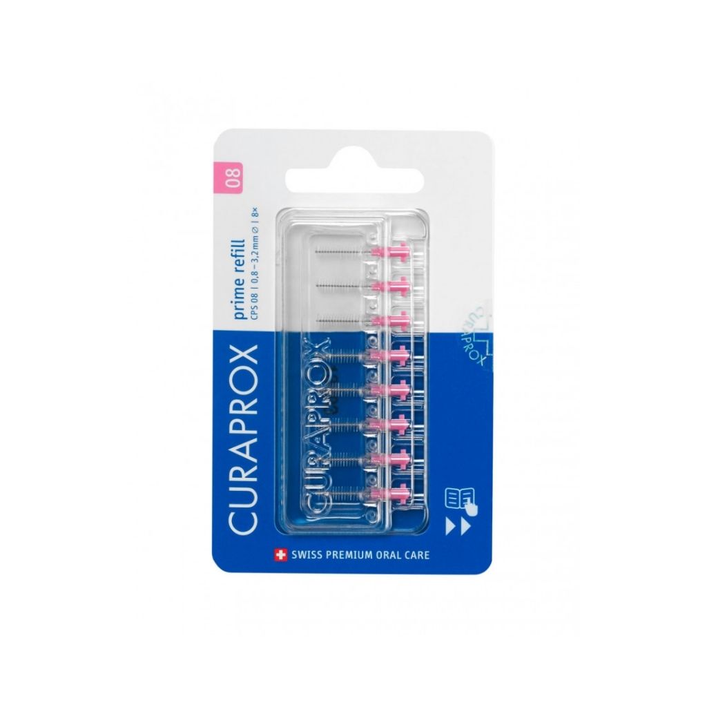 Curaprox Prime Escovas Interdentais Refil Limpeza Interdental Cps 08 8 Unidades