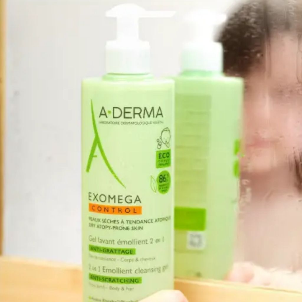 A-Derma Exomega Control Gel De Lavagem Emoliente Antiprurido 500ml