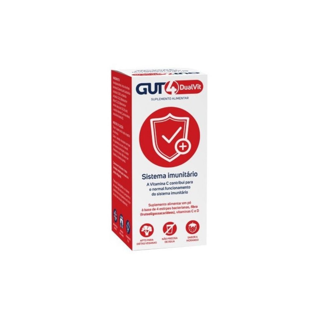 Gut4 Dual-Vit Pó Solução Oral Imunidade E Vitalidade 14 Saquetas