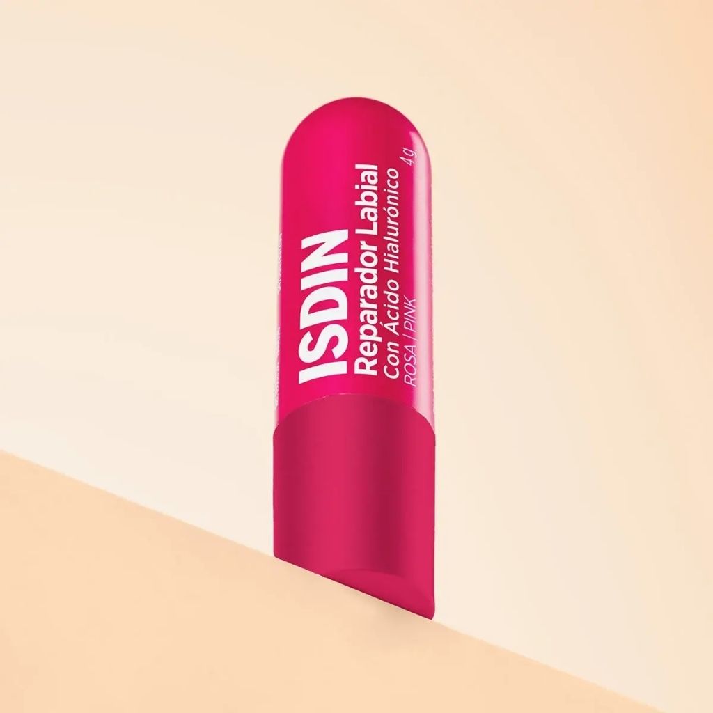 Isdin Reparador Labial Stick Hidratação Intensa E Reparação Rosa 4 G