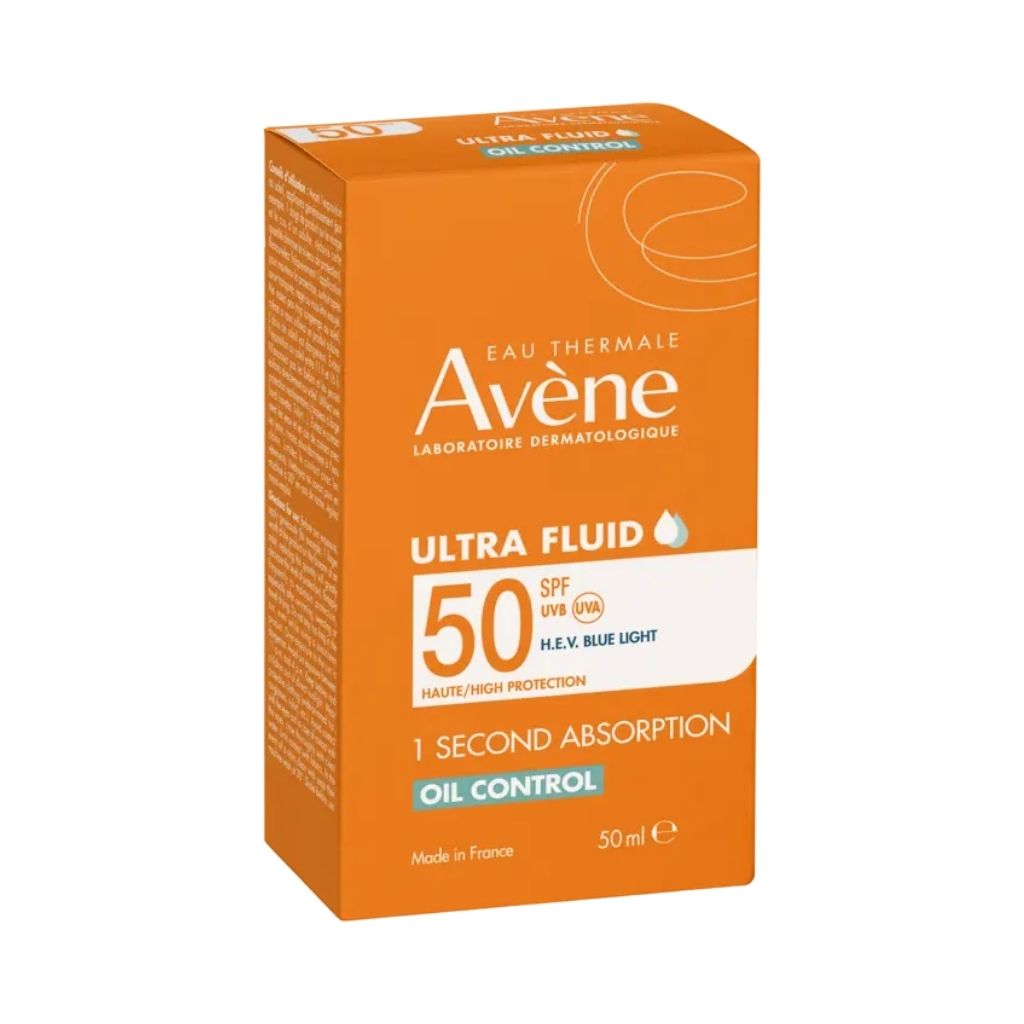 Avène Solar Ultra Fluido Oil Control Protetor Solar Facial SPF50 50ml