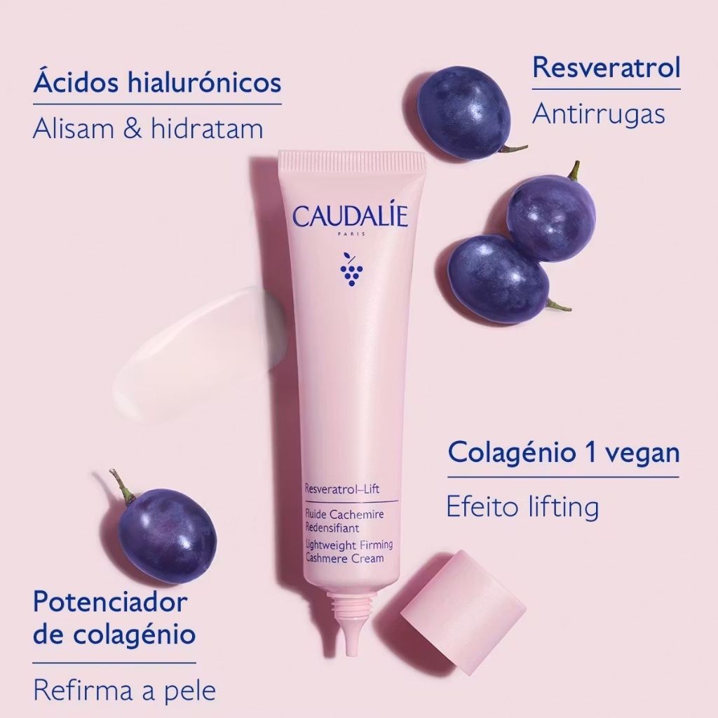 Caudalie Resveratrol-Lift Fluido Caxemira Redensificante 40ml