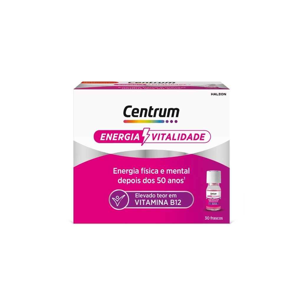 Centrum Energia E Vitalidade Monodoses Redução De Cansaço E Fadiga 30X7ml Unidades