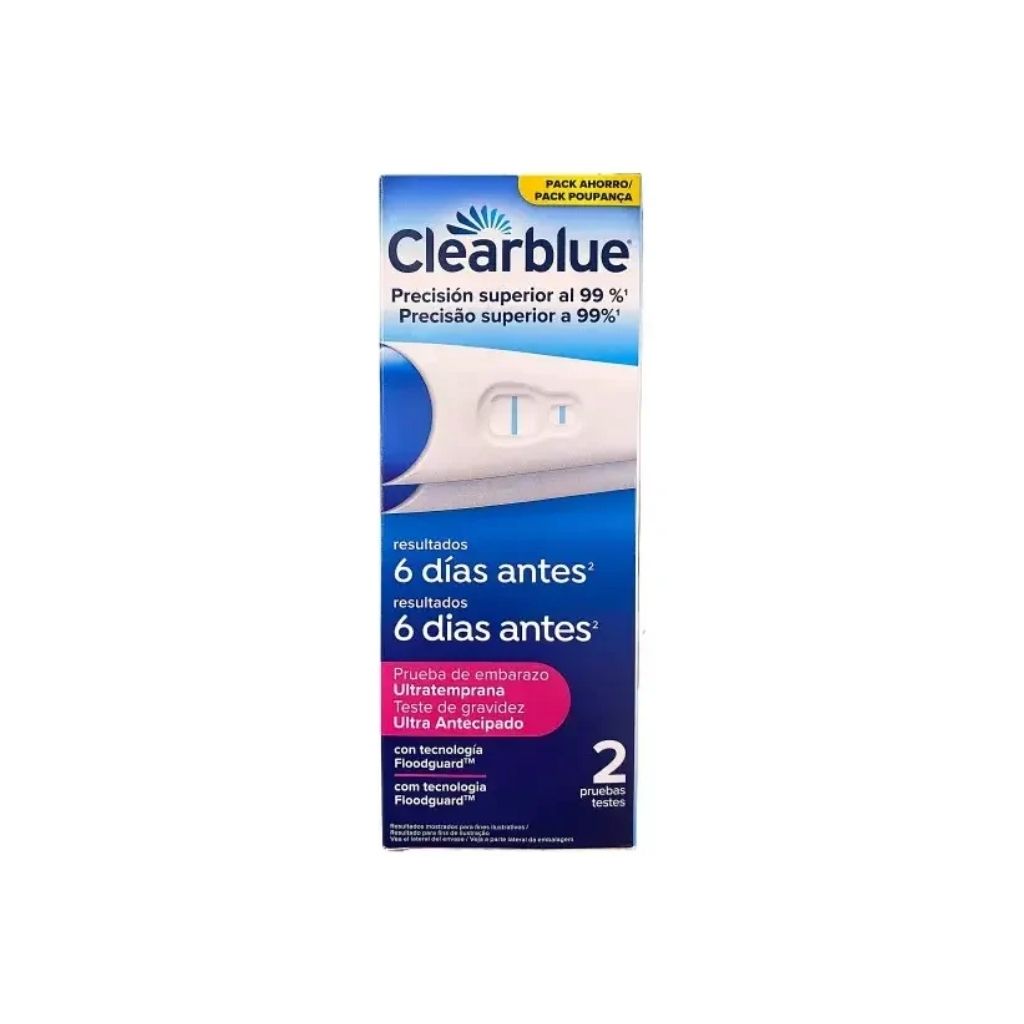 Clearblue Ultra Antecipado Teste De Gravidez Resultados Antecipados 2 Unidades