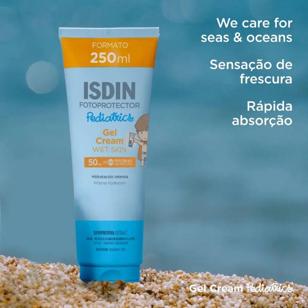 Isdin Fotoprotector Pediatrics Gel Creme Proteção Solar Spf50+ 250ml