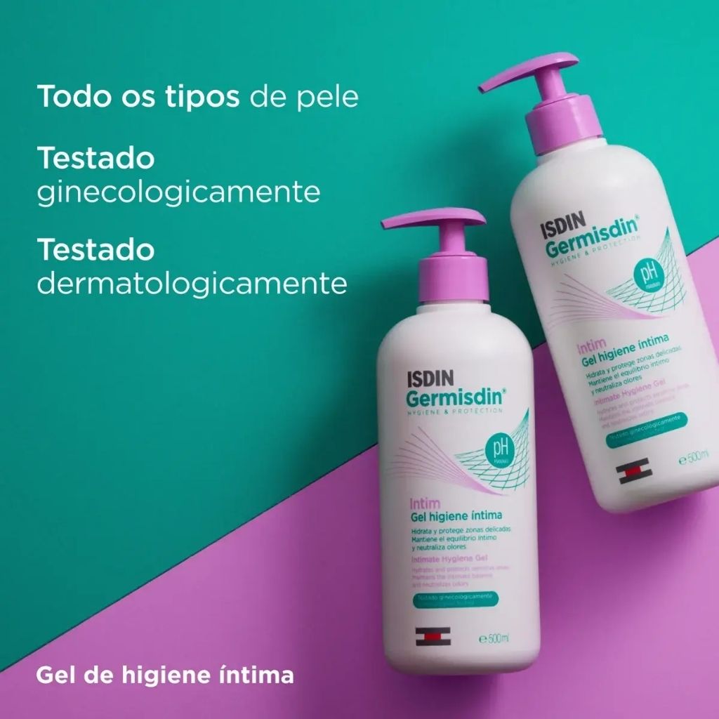 Isdin Germisdin Intim Calm Gel De Higiene Íntima Alívio Comichão E Irritação 250 ml
