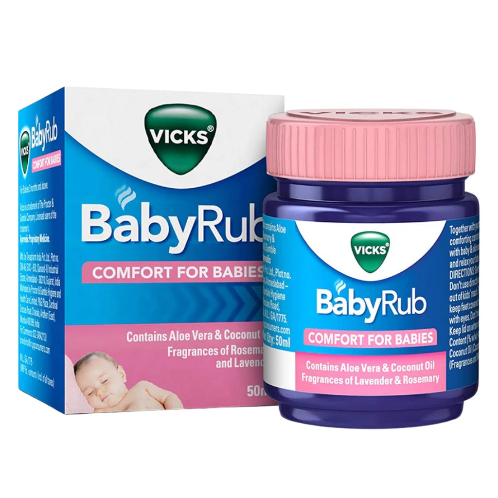 Vicks Babyrub Pomada Hidratante Calmante 50G