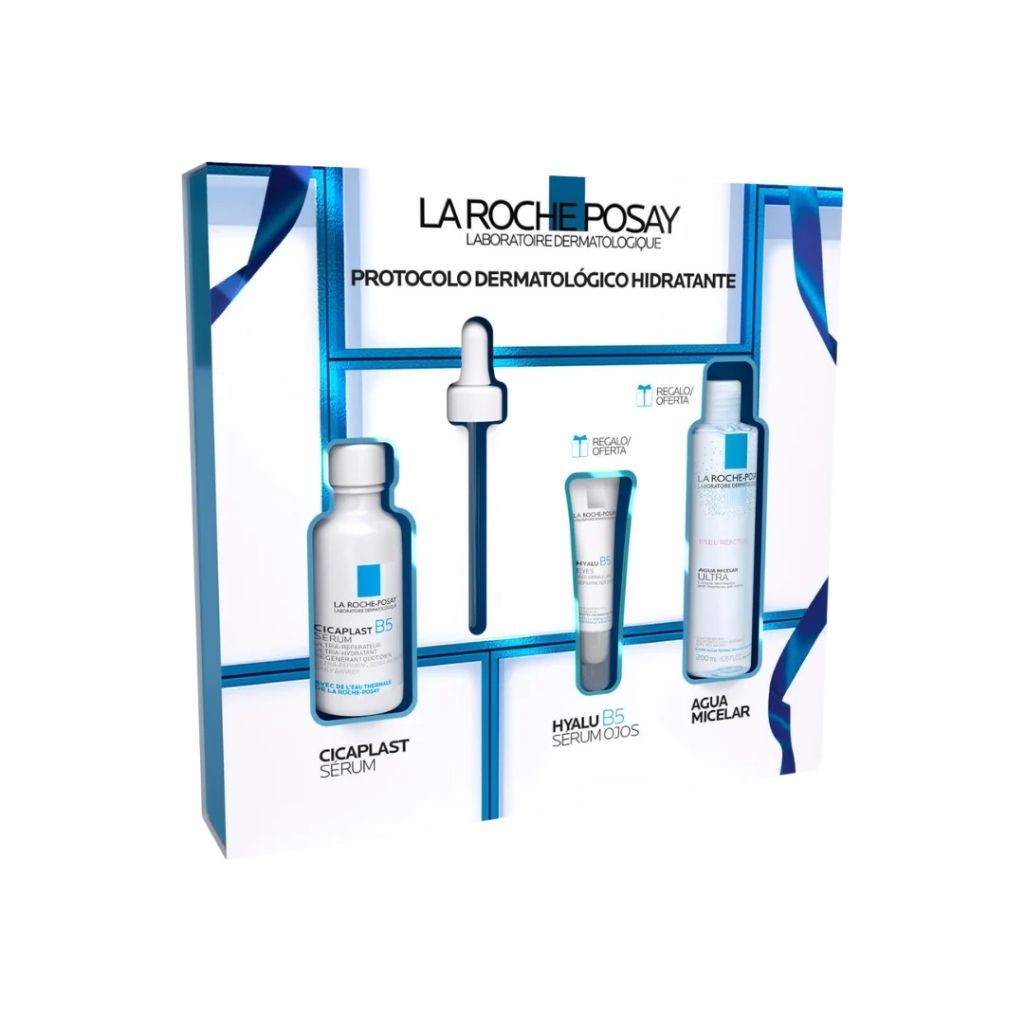 La Roche-Posay Cicaplast B5 Sérum Reparador + Oferta Hyalu B5 Olhos 5ml + Água Micelar 50ml
