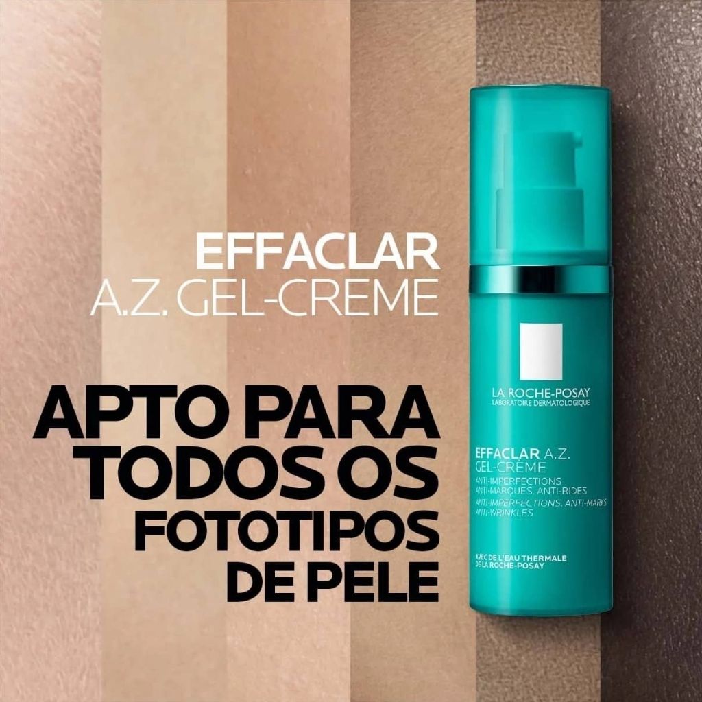 La Roche-Posay Effaclar A.Z. Gel-Creme Antimperfeições e Antienvelhecimento 40ml
