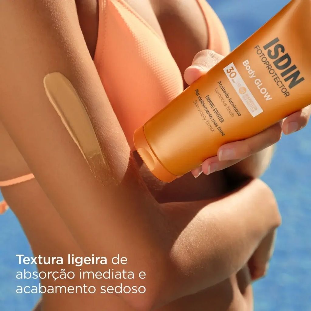 Isdin Fotoprotector Body Glow Loção Protetora Solar Corporal SPF30 200ml