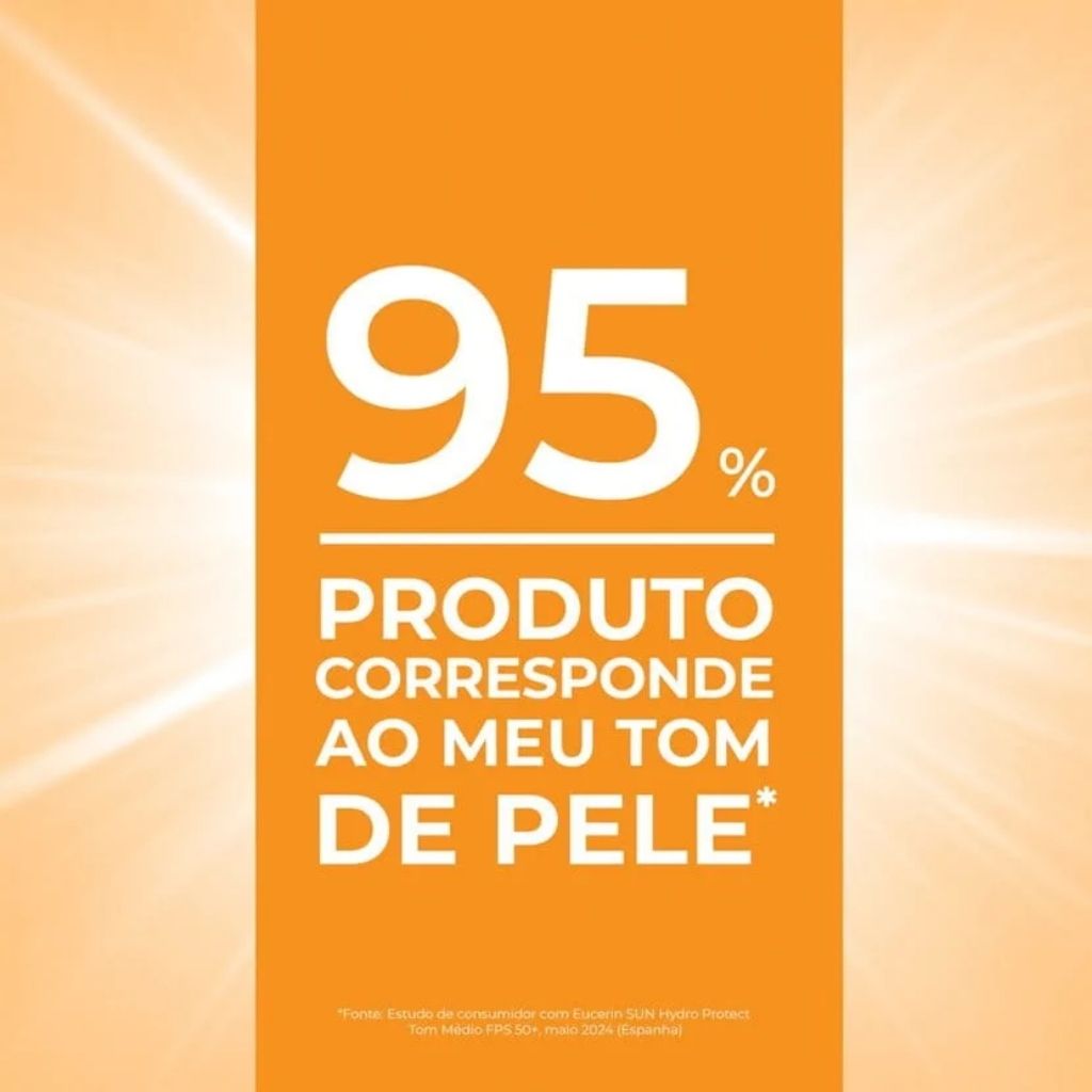 Eucerin Sun Hydro Protect Fluido Protetor Solar C/ Cor Claro Spf50+ 50 ml
