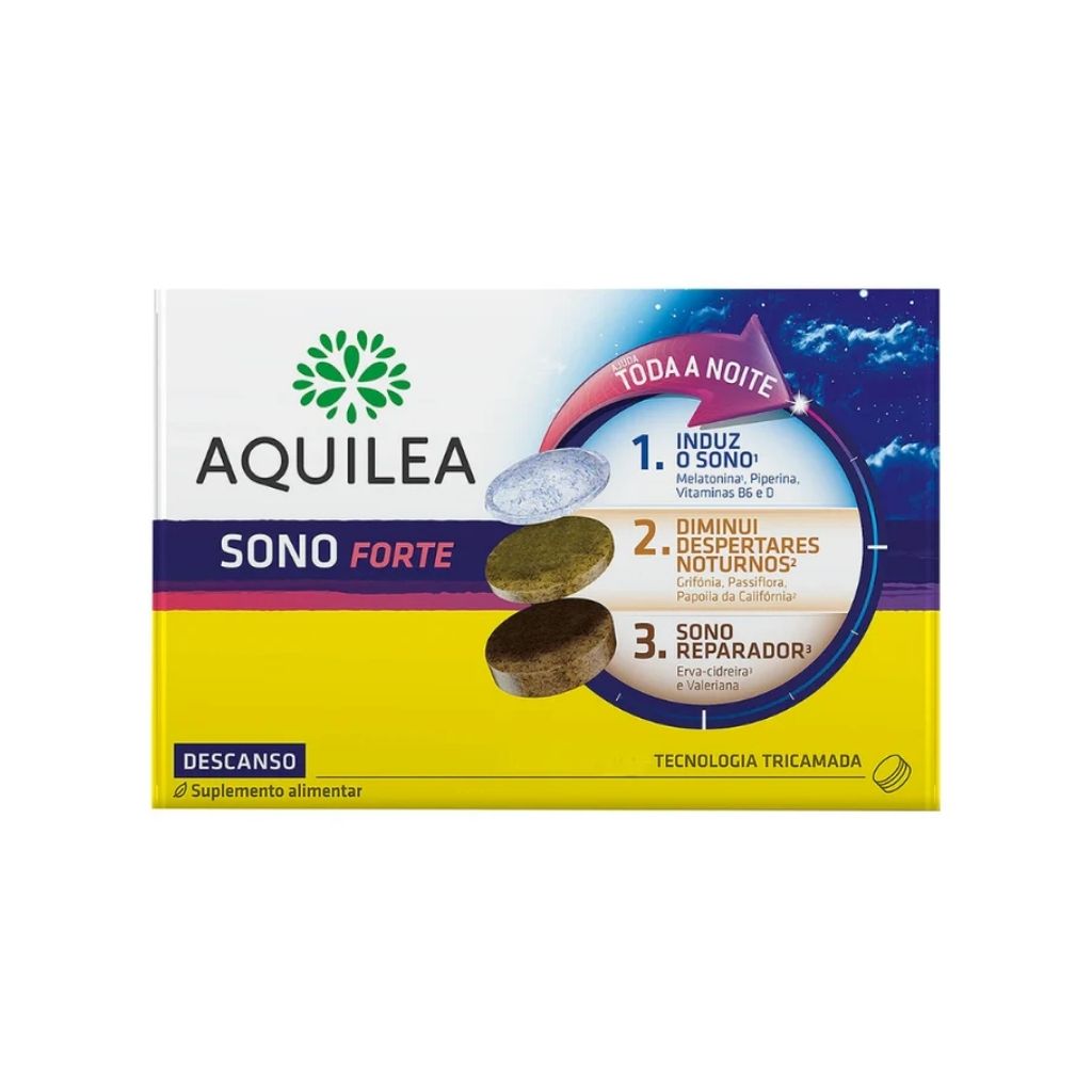 Aquilea Sono Forte Ajuda A Dormir 60 Comprimidos