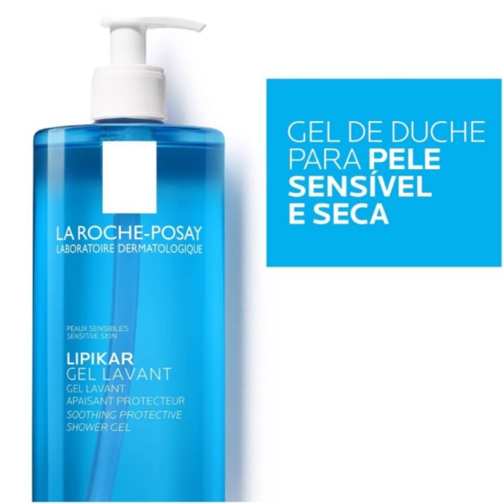 La Roche-Posay Lipikar Gel Lavante Pele Sensível 1 L 2 unidades