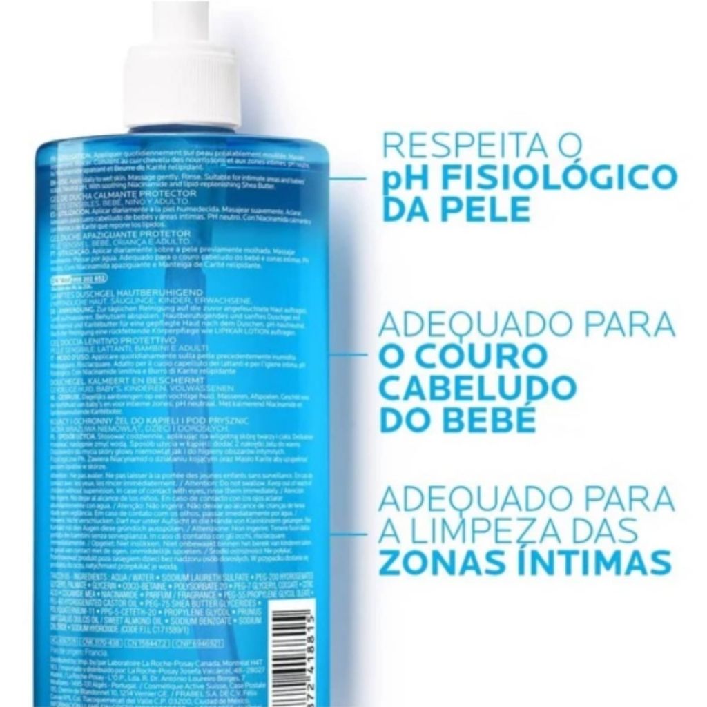La Roche-Posay Lipikar Gel Lavante Pele Sensível 1 L 2 unidades