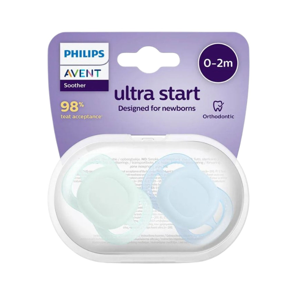 Philips Avent Ultra Start Chupeta 0-2 Meses 2 Unidades