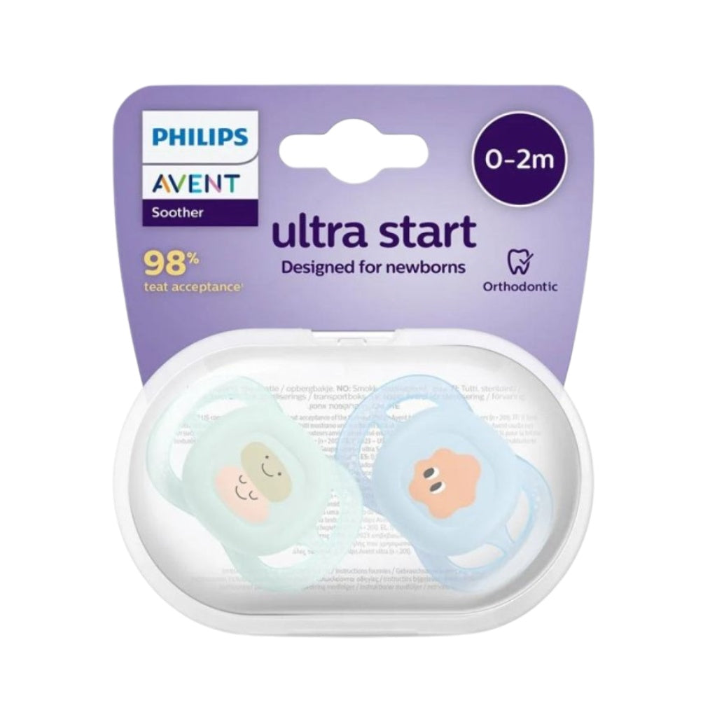 Philips Avent Ultra Soft Chupeta Decorada 0-2 Meses 2 Unidades